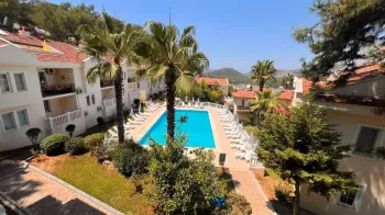 Three bedroom furnished duplex Hisaronu apartment